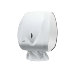 Dispensador de toalla intercalada Velox instalado en pared